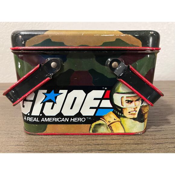 Vintage 1982 GI Joe Hasbro Metal Tin Lunchbox Limited Edition - Picture 3 of 9